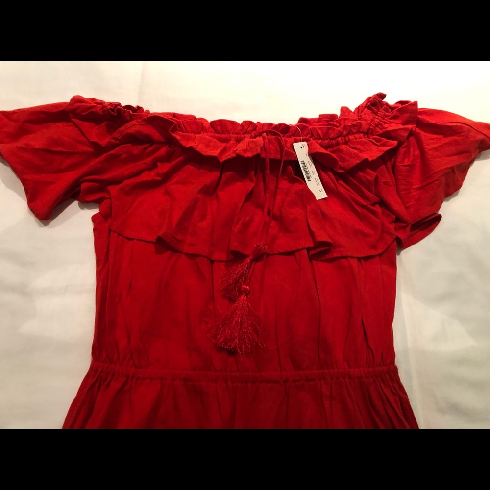 J Crew Off Shoulder Midi Dress